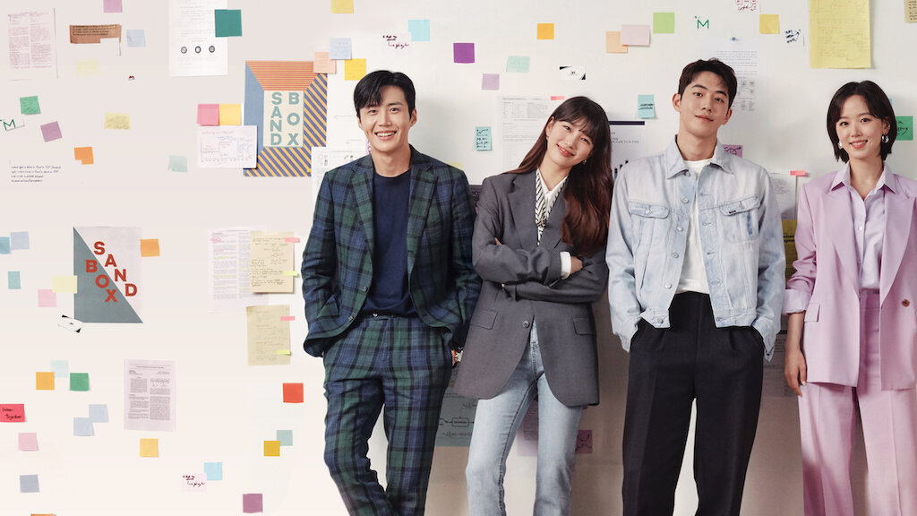 The main cast of the K-drama Start-Up