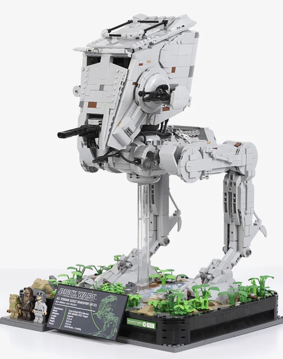 A Star Wars AT-ST custom LEGO set