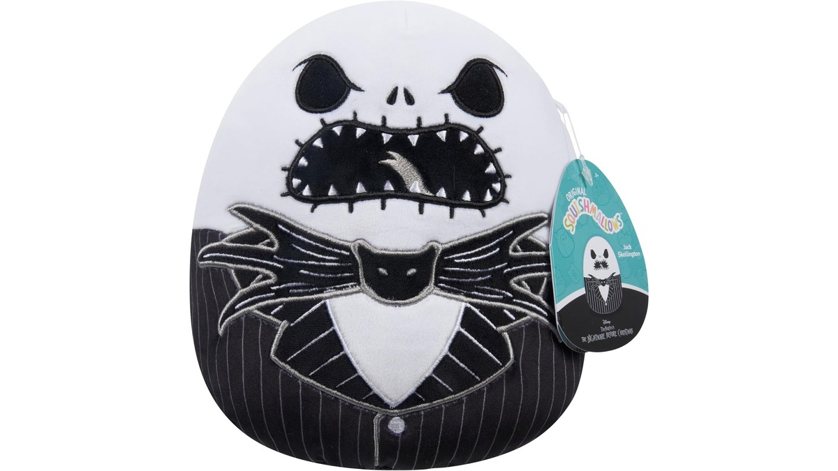 Halloween Angry Jack Skellington Squishmallow