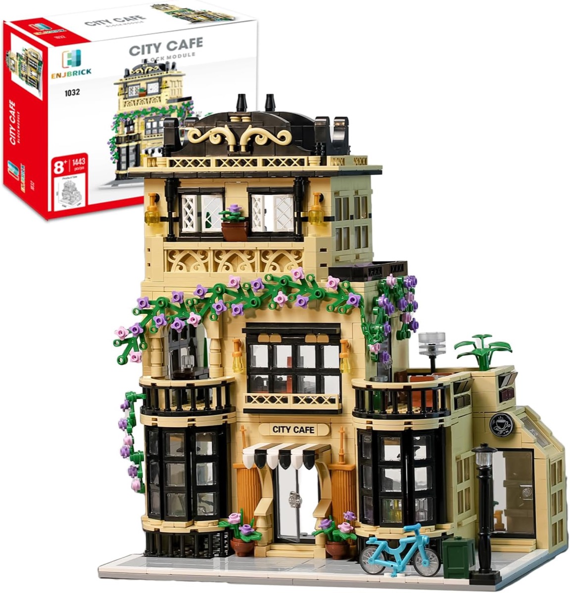 A model of a cafe from ENJBRICK