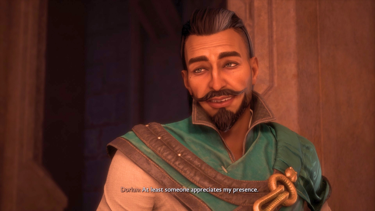 Dragon Age: The Veilguard screenshot of Dorian Pavus