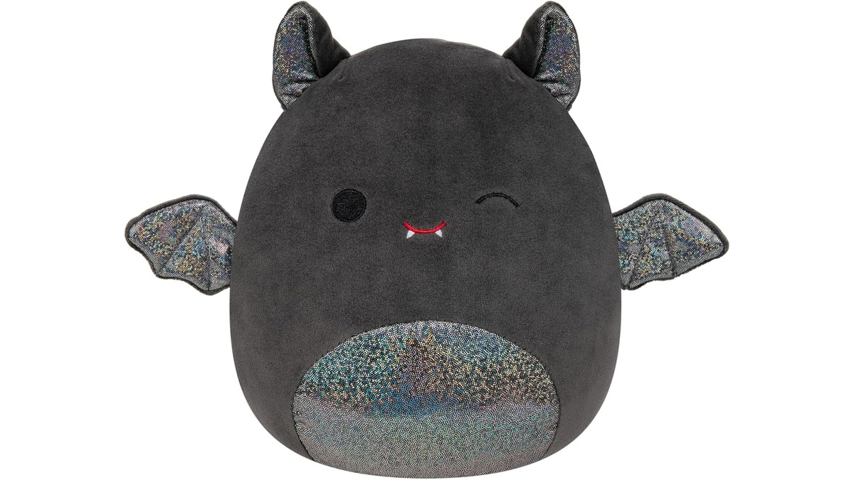 Halloween Emily Bat with Sparkly Ears and Belly Squishmallow