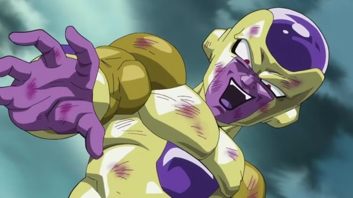 Golden Frieza laughs evilly in "Dragon Ball Z Resurrection F" 