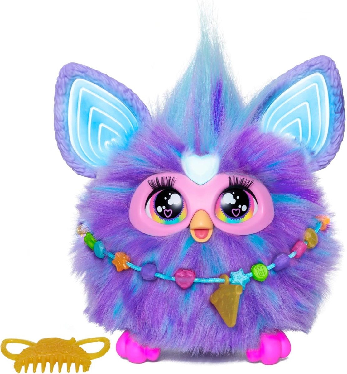 purple fashion Furby