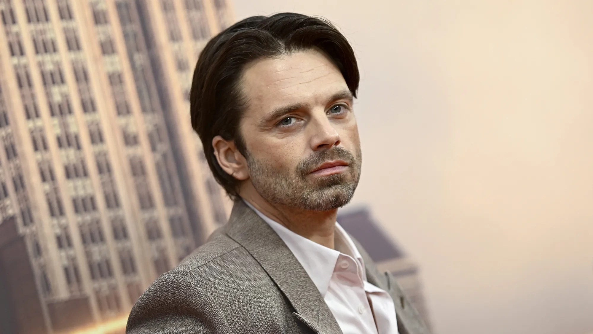 Sebastian Stan at UK 'The Apprentice' premier