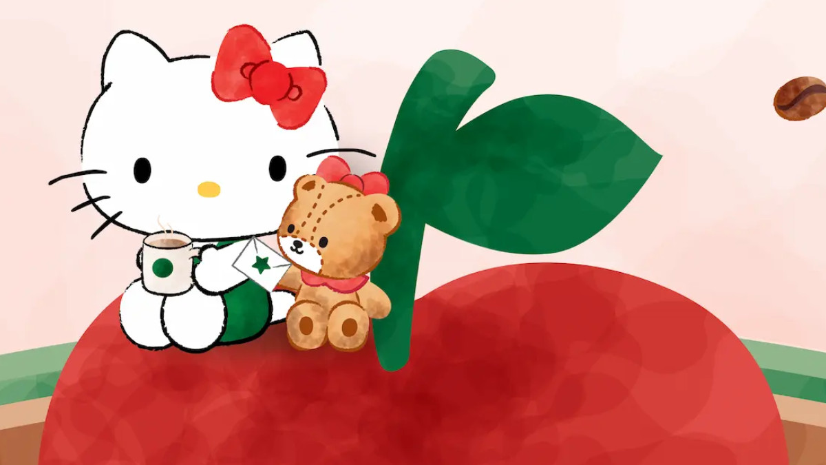 Promo image or the Hello Kitty x Starbucks collaboration