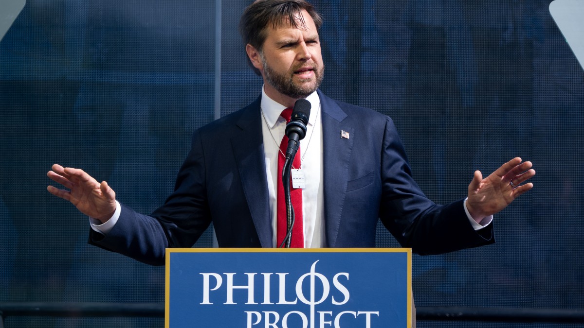 JD Vance speaks at the 7th Memorial Rally at the Washington Monument