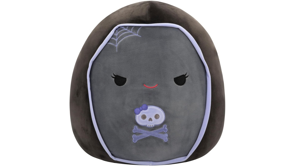 Halloween Julianne Grey and Purple Coffin Squishmallow