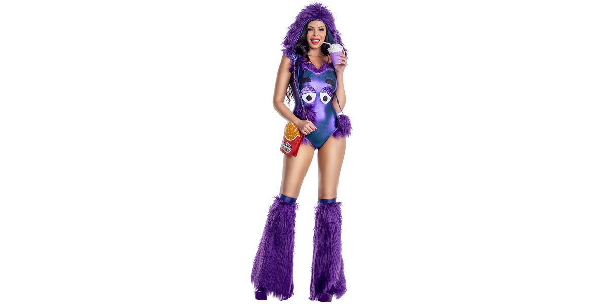 Purple Milkshake Monster Costume