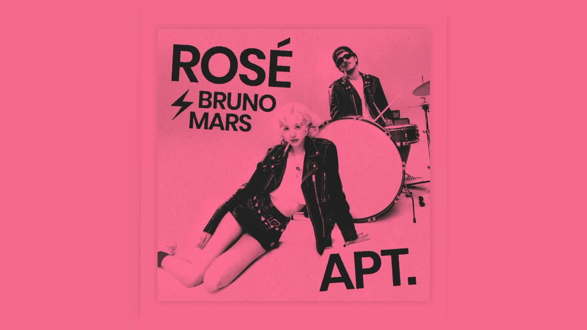 Covert art for Rosé and Bruno Mars' new single "APT"