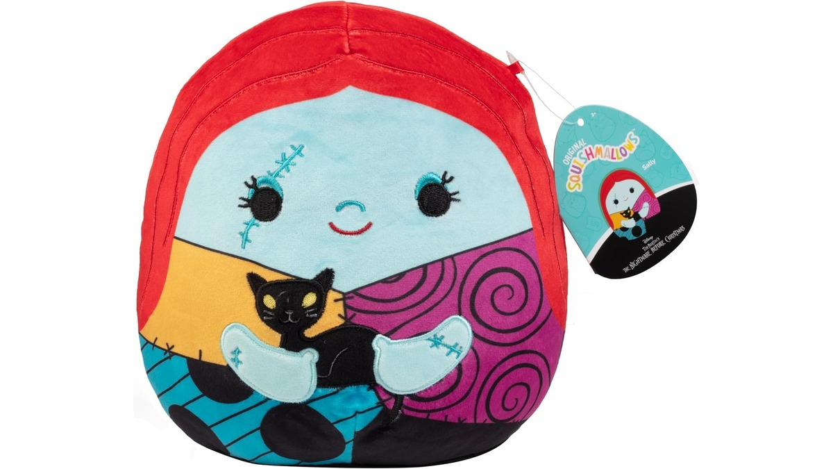 Halloween Sally with Cat Squishmallow