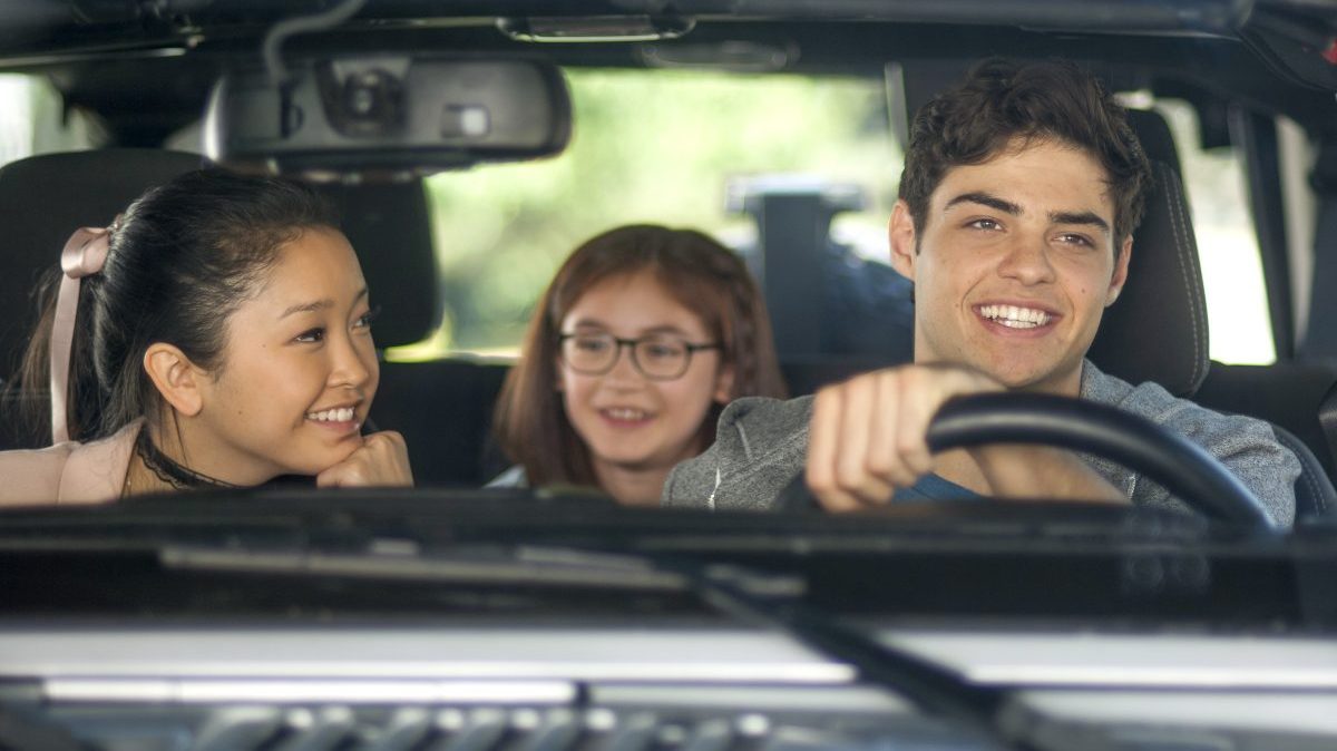 to all the boys i loved before teens in a car