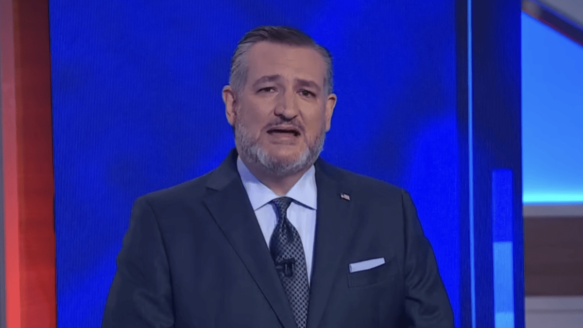 Ted Cruz speaking during the 2024 Texas Senate race debate