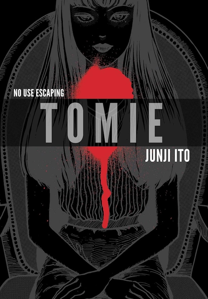 Cover art for Junji Ito's "Tomie Deluxe Edition"