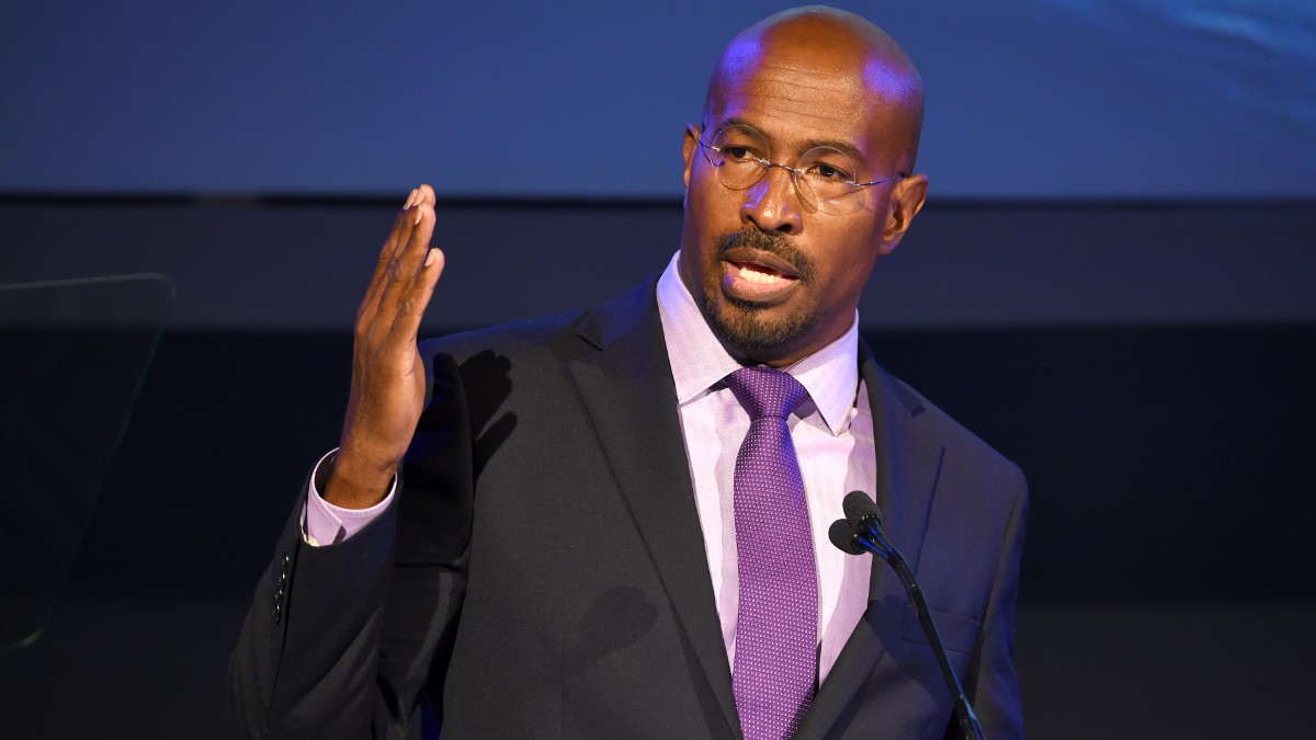 Van Jones speaks at the EMA Impact Summit in 2018