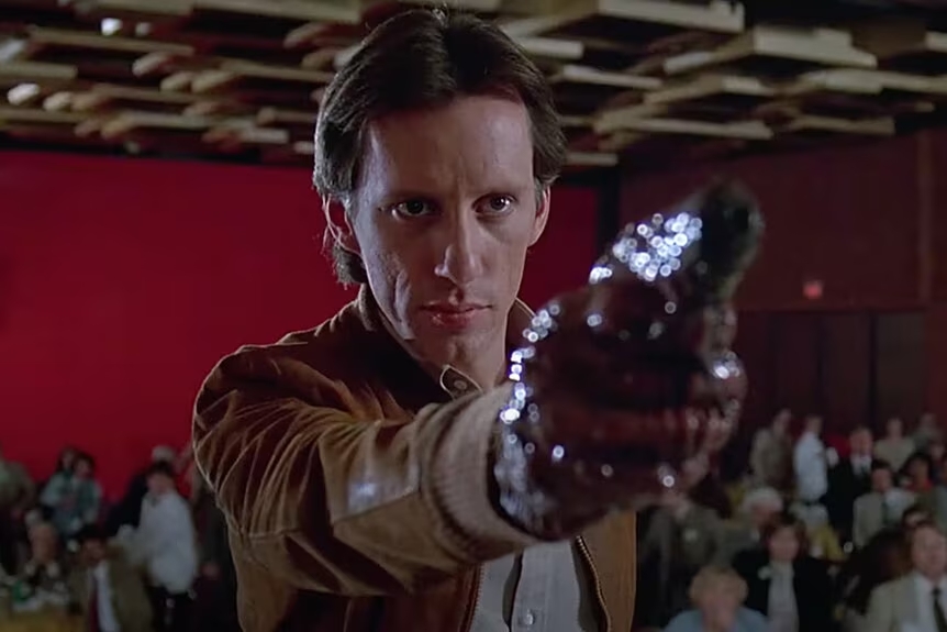 A still from 'Videodrome' 