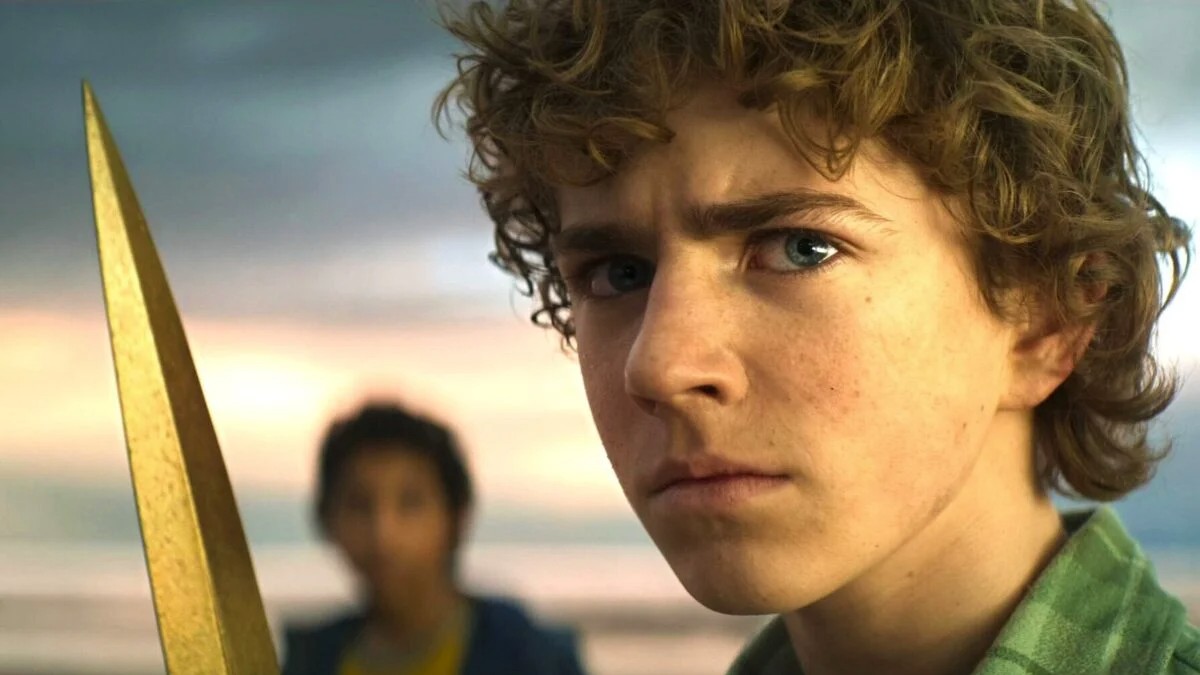 Walker Scobell as Percy in Percy Jackson and the Olympians