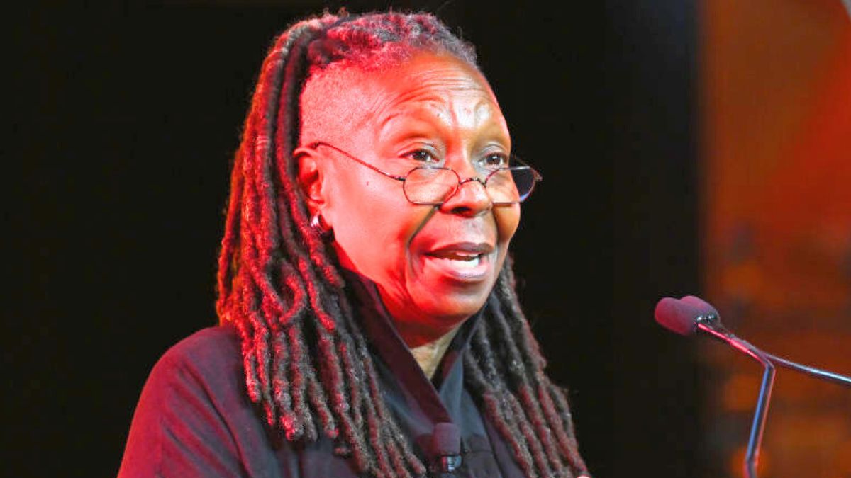 NEW YORK, NEW YORK - SEPTEMBER 27: Whoopi Goldberg speaks on stage during the The Whitaker Peace & Development Initiative's Faces of Hope Gala on September 27, 2024 in New York City. (Photo by Roy Rochlin/Getty Images)