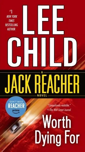 Cover art for Jack Reacher "Worth Dying For"