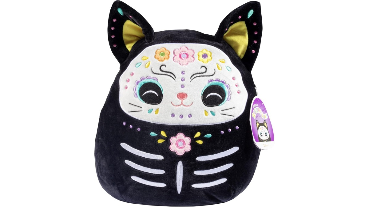 Halloween Zelina Day of The Dead Cat Squishmallow