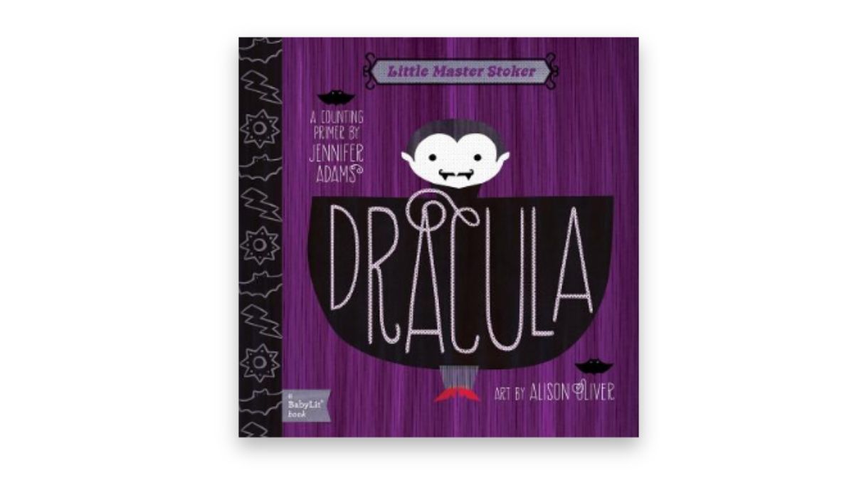 Babylit Dracula board book by Jennifer Adams and Alison Oliver. 