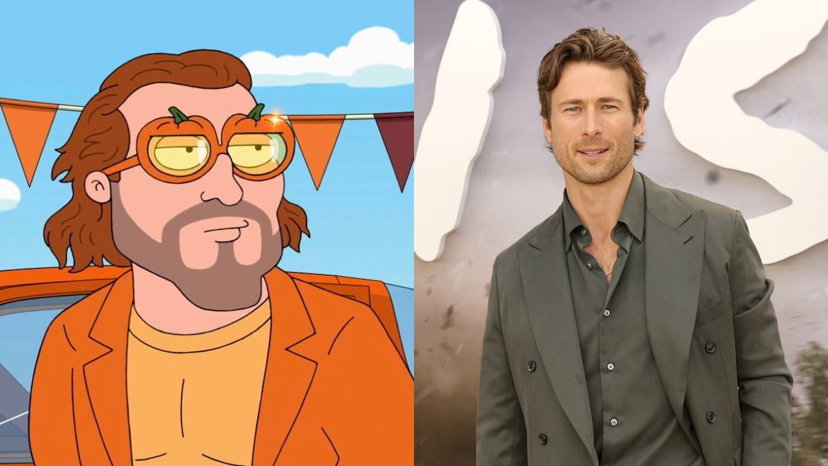 family guy glen powell and real glen powell