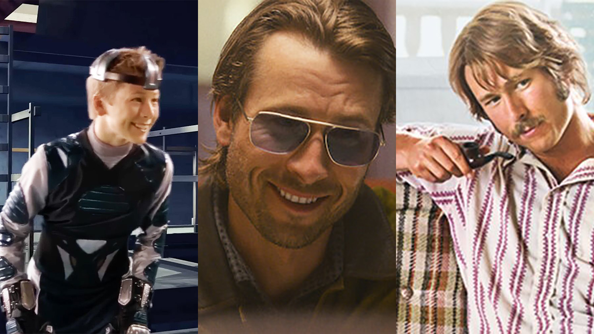 glen powell's characters from three of his movies