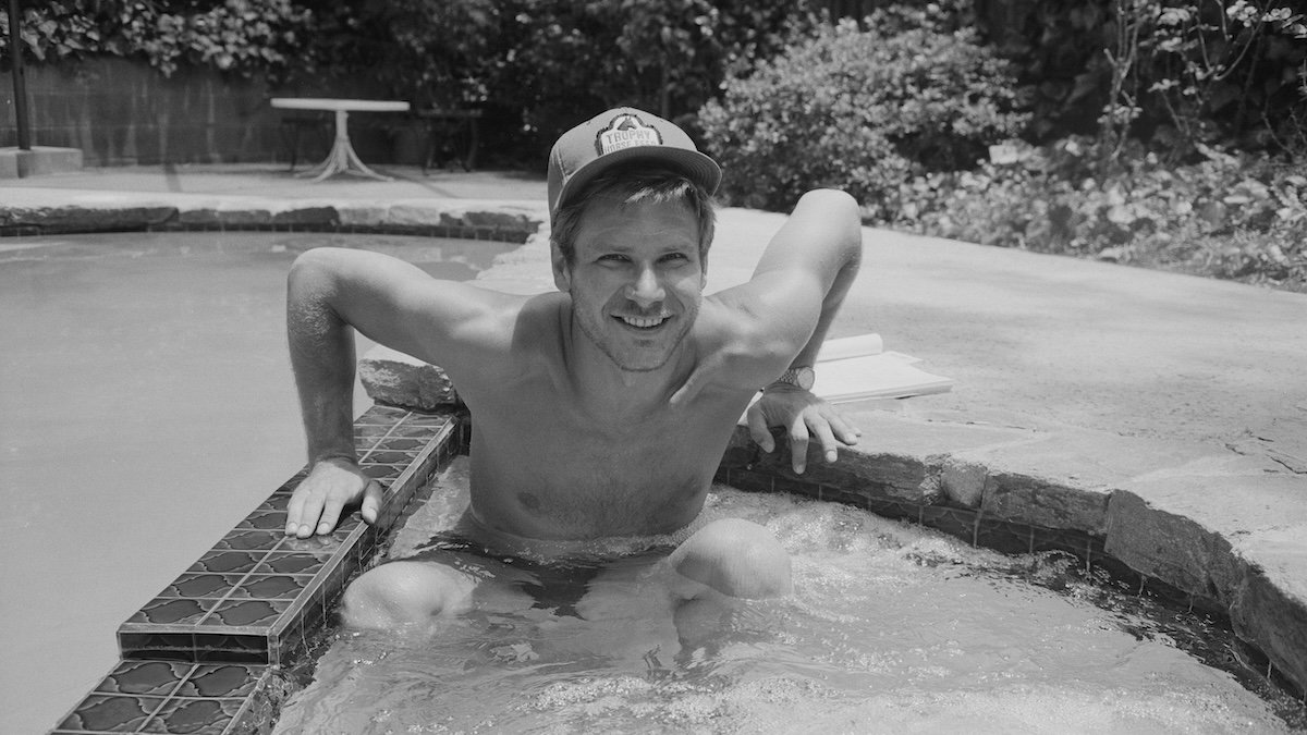 harrison ford in a hot tub