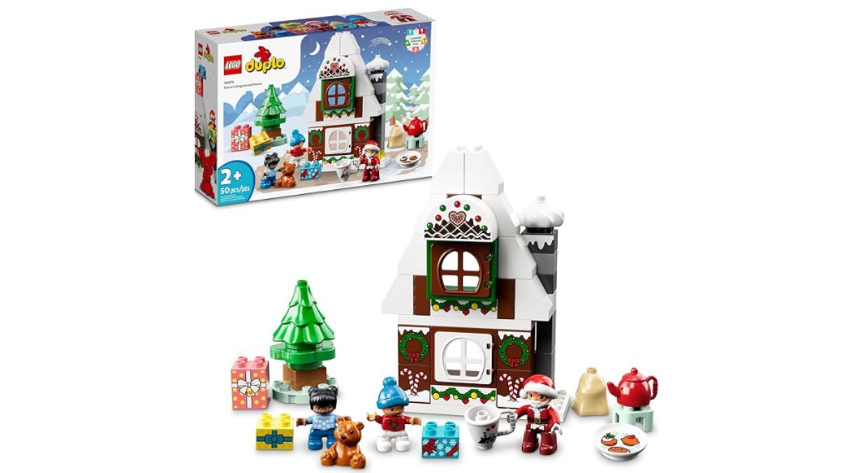 LEGO DUPLOS Gingerbread house set. 