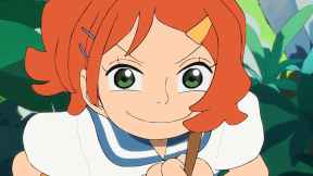 The girl from ONE PIECE FAN LETTER runs to meet Nami