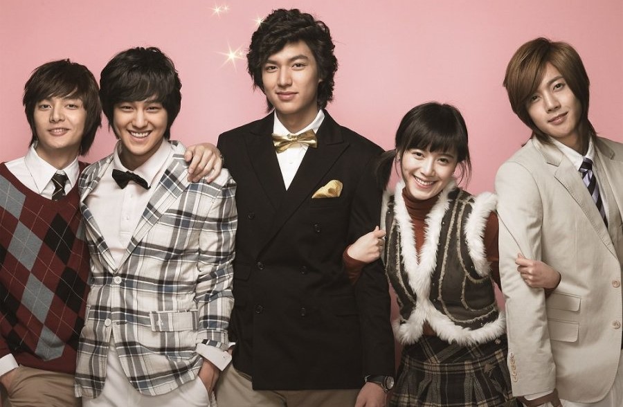 The main cast of the K-drama Boys Over Flowers