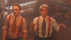 andy samberg and Akiva Schaffer looking like business men