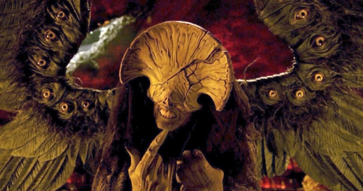 The dark winged, many eyed angel of death smiles in "Hellboy II: The Golden Army"