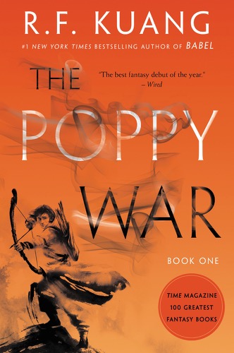 The cover for R.F. Kuang's The Poppy War 