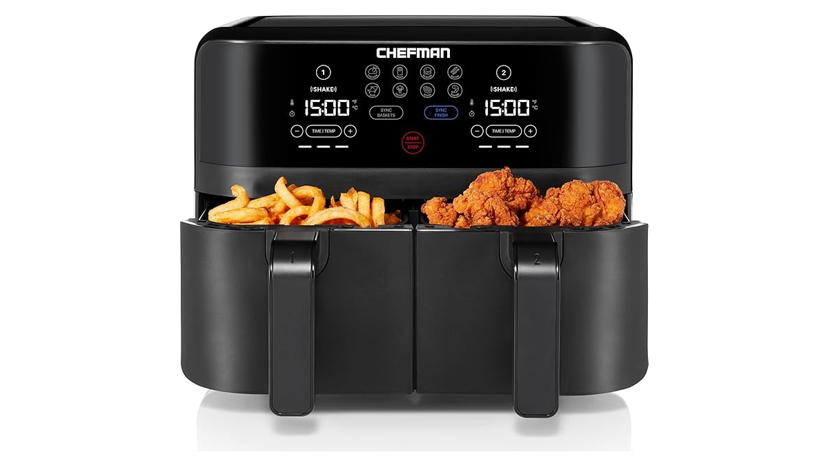 Chefman TurboFry Touch Dual Air Fryer