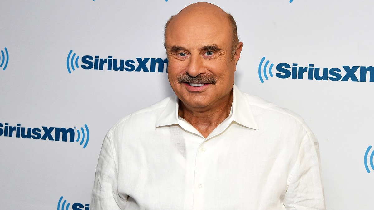 Dr. Phil poses at SiriusXM Studios in 2018