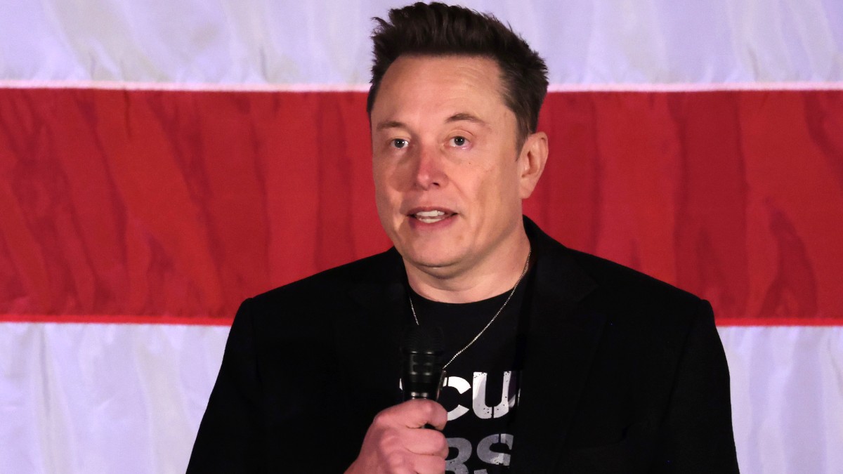 Elon Musk speaks at a Pennsylvania town hall