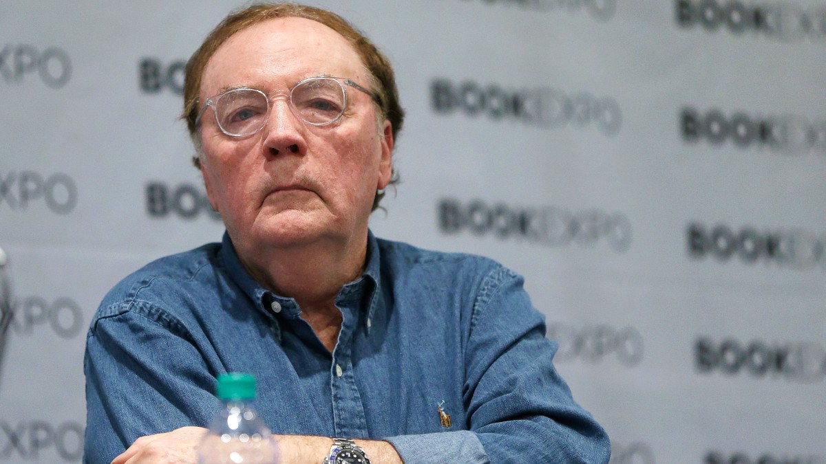 James Patterson partakes in a panel at the 2017 Audio Publishers Association