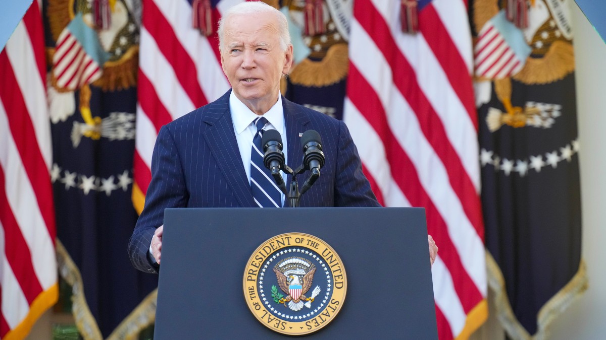 Joe Biden addresses the results of the 2024 Election in the Rose Garden