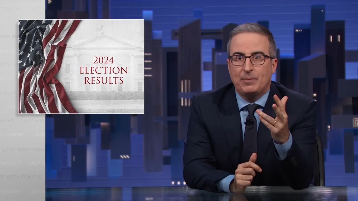 John Oliver rages at the 2024 presidential election result