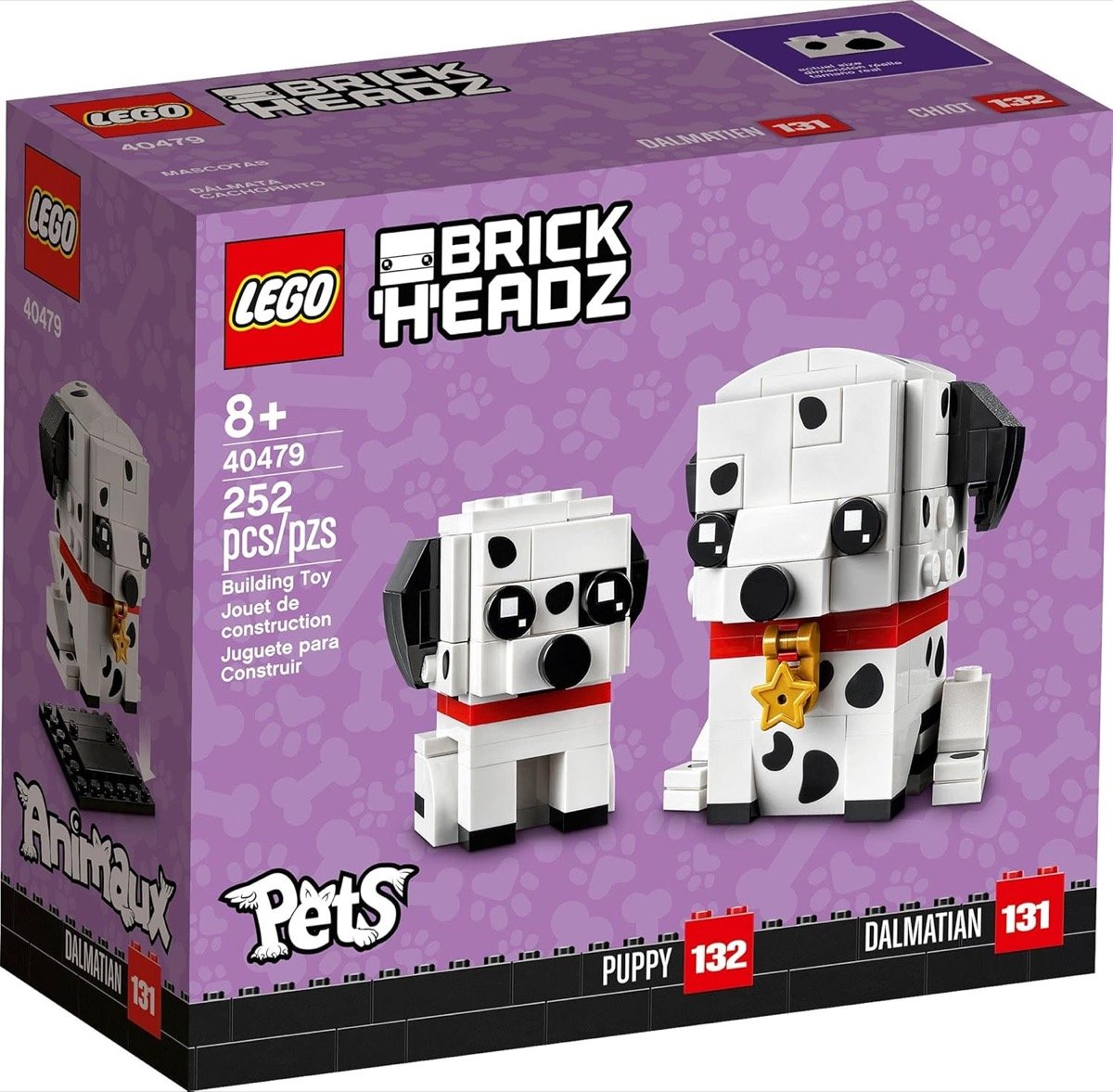 LEGO BrickHeadz Pets-Dalmatian Dog and Puppy Set 