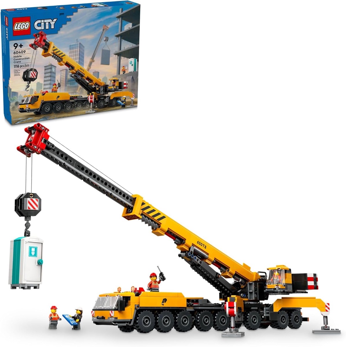 The LEGO City Yellow Mobile Construction Crane 