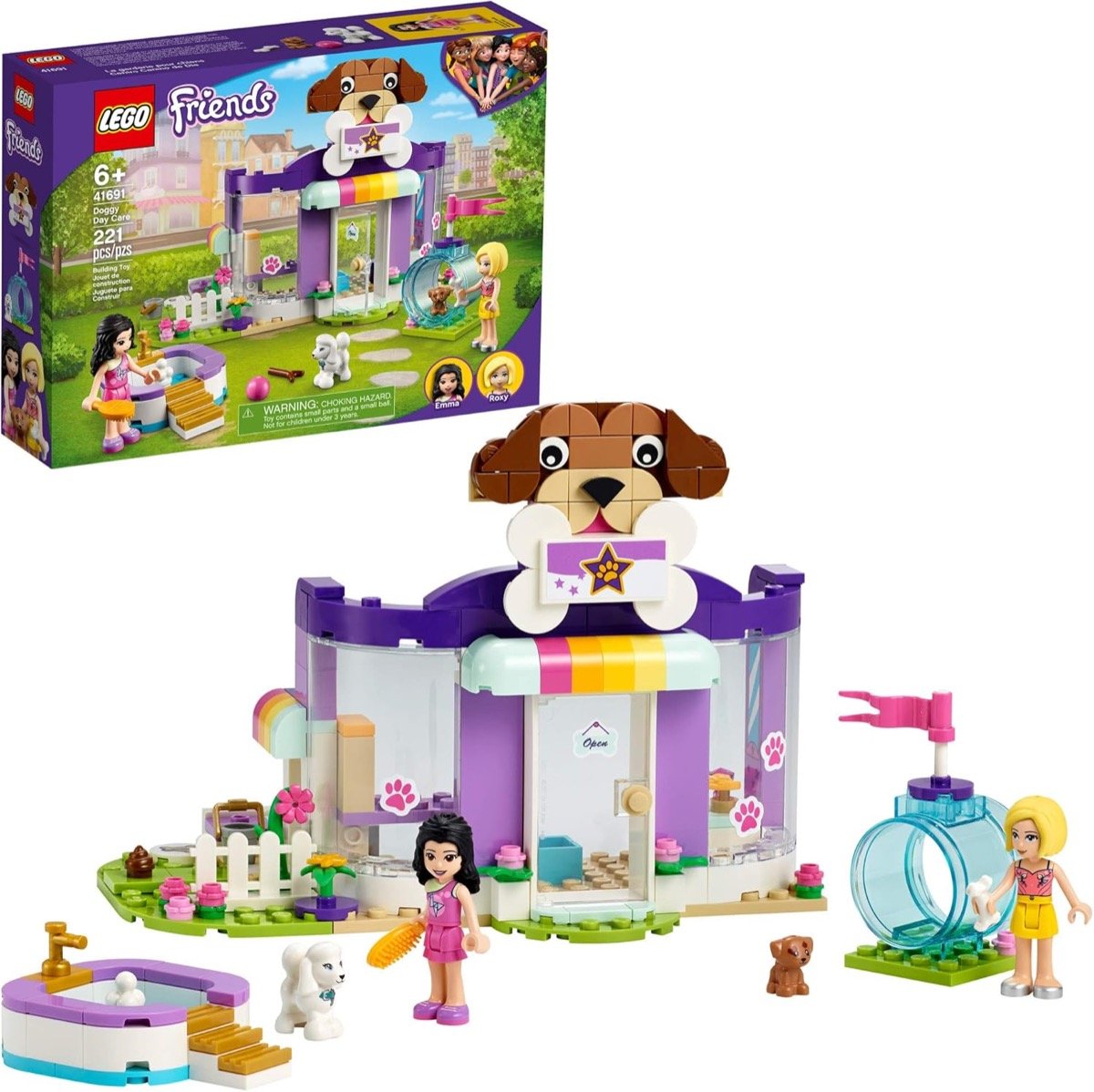 The LEGO Friends Doggy Day Care set 