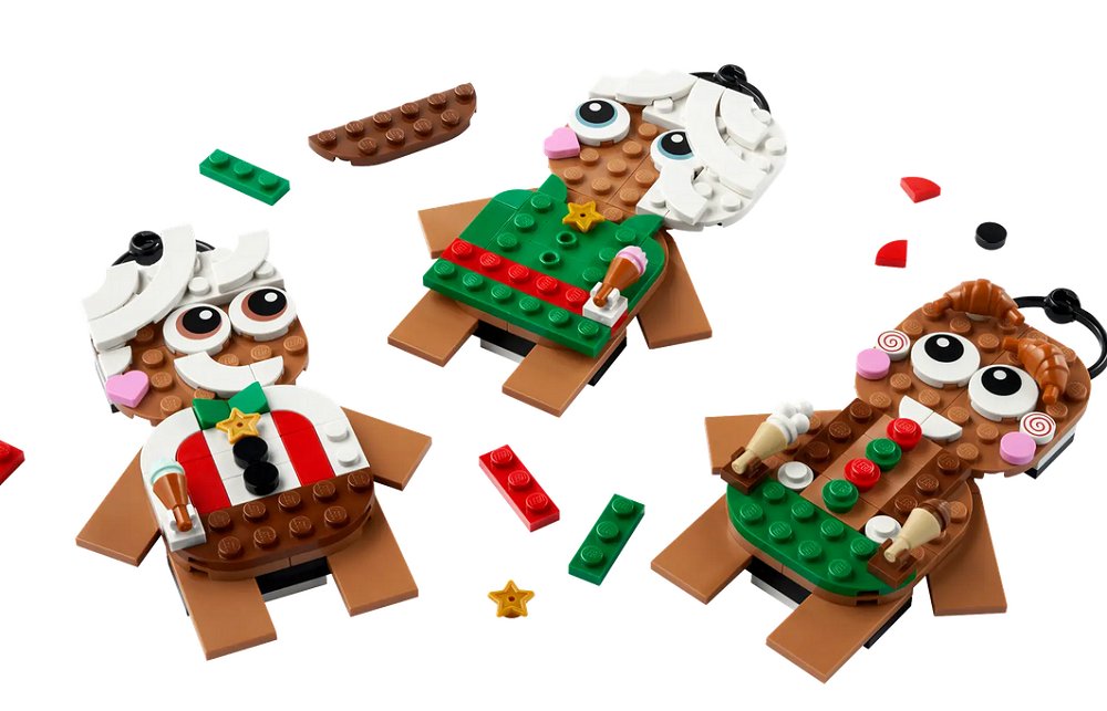 LEGO Gingerbread Decorations