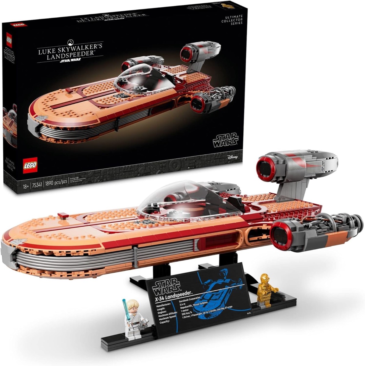 Luke Skywalker's Landspeeder UCS LEGO set 