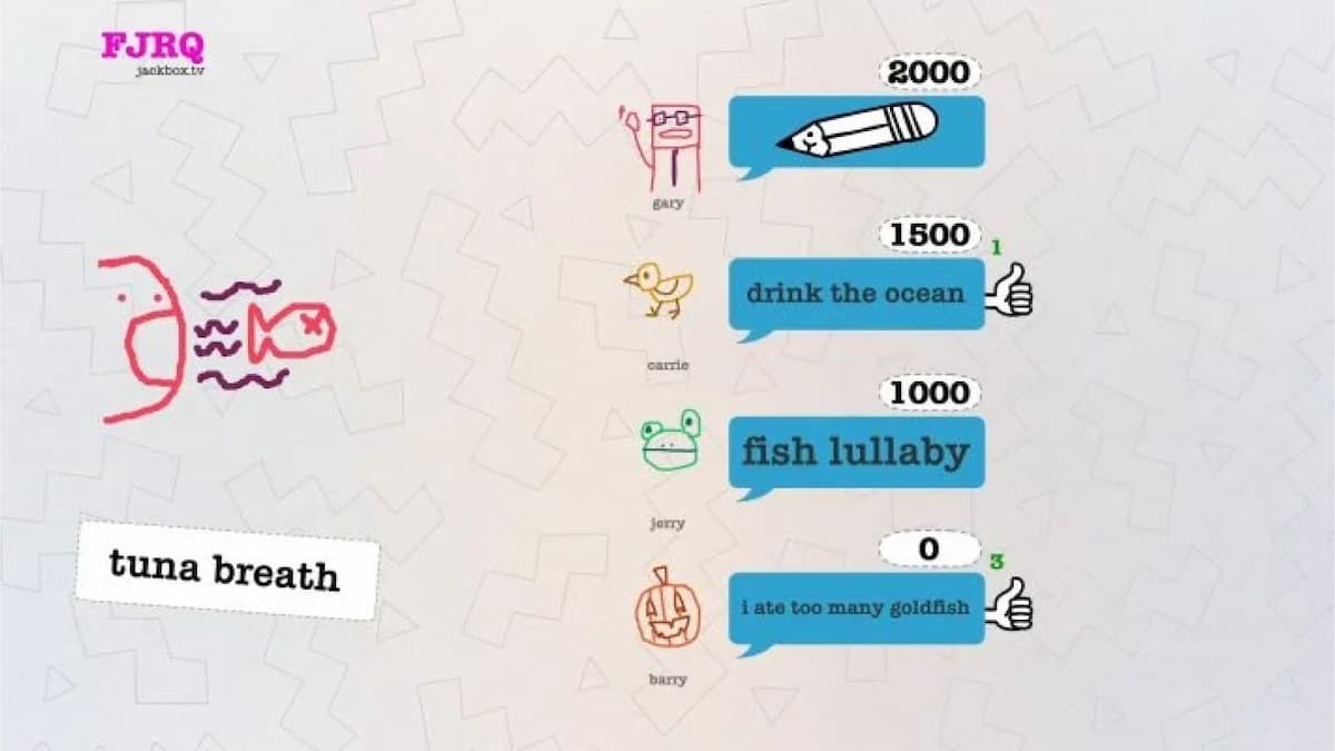 Screenshot from Drawful 2