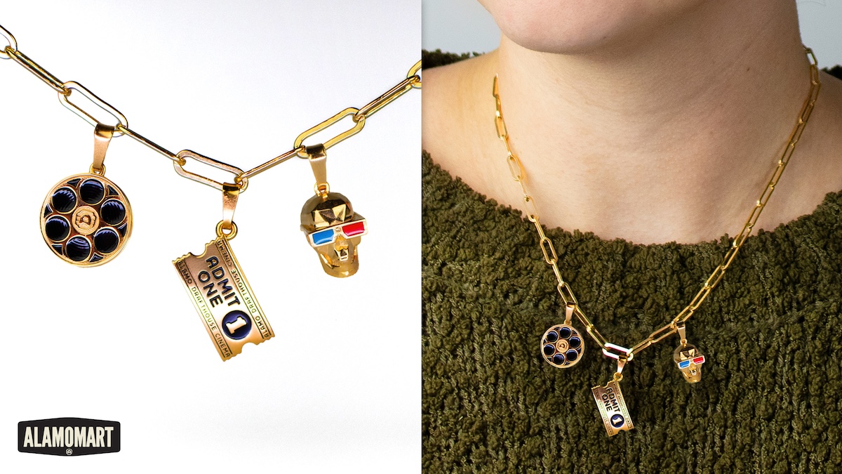 EXCLUSIVE: We have a closer look at Alamo Drafthouse's cinema inspired charm collection! | The Mary Sue