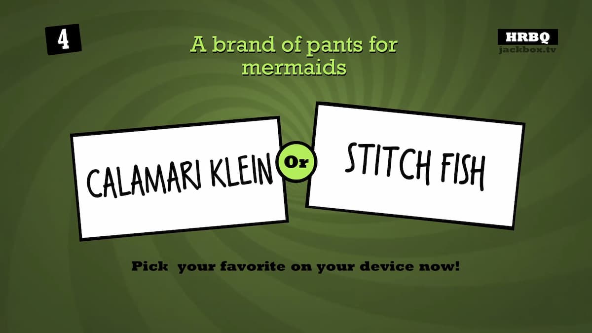 Screenshot from Quiplash 2