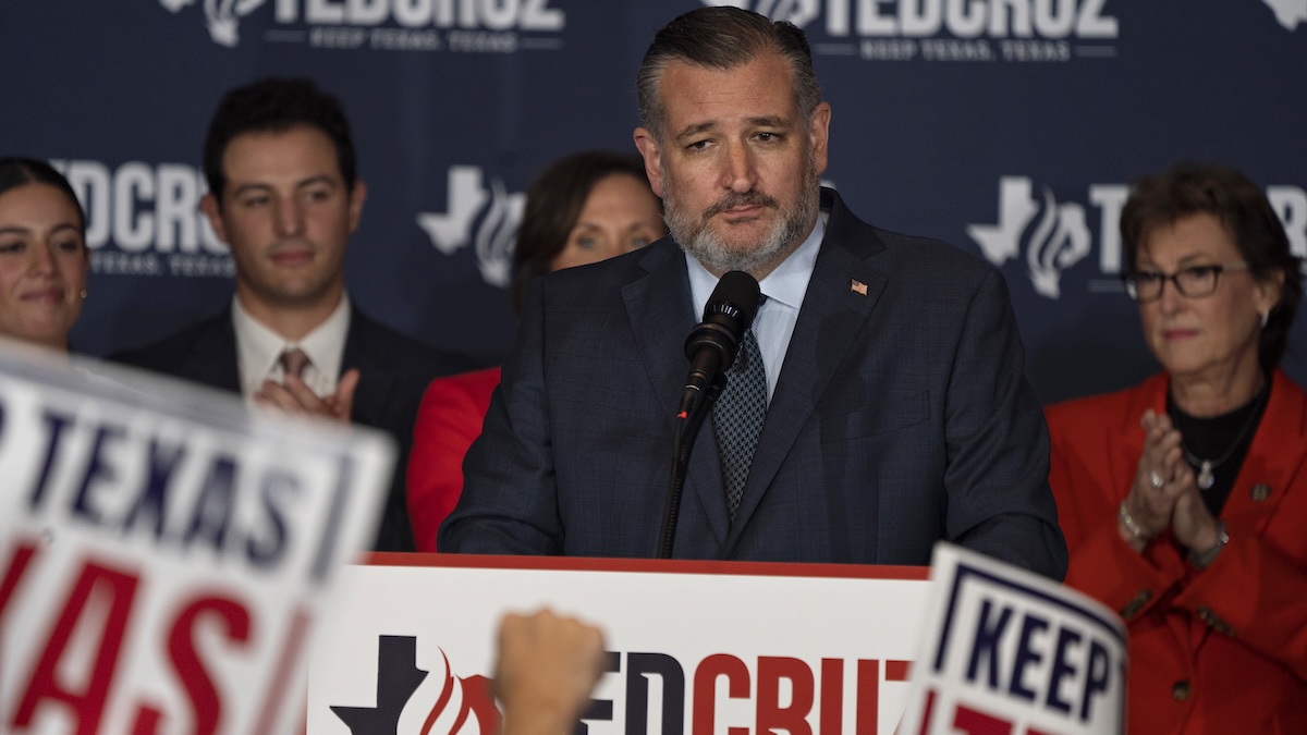 ted cruz at a podium