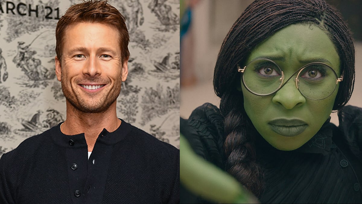 glen powell and elphaba